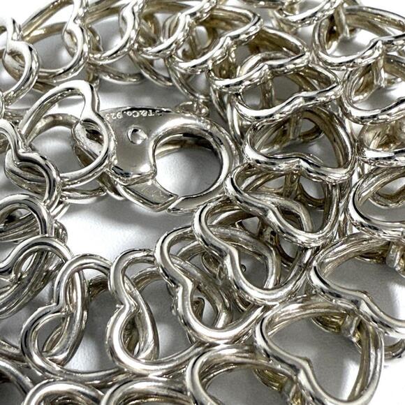 TIFFANY Vintage Silver Heart Bracelet - Picture 5 of 10